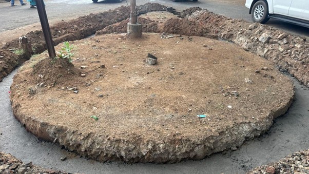 Construction progress